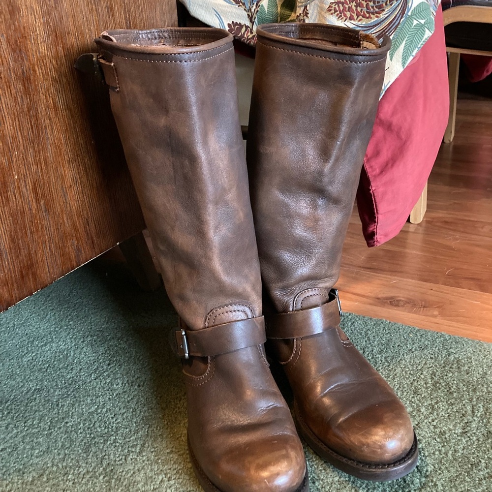 Frye Veronica mid calf boots Brown